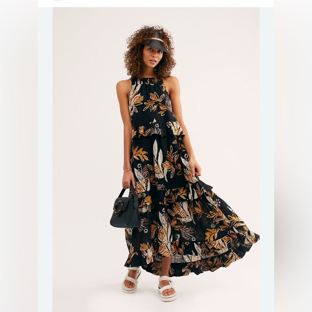 FREE PEOPLE Anita printed maxi dress